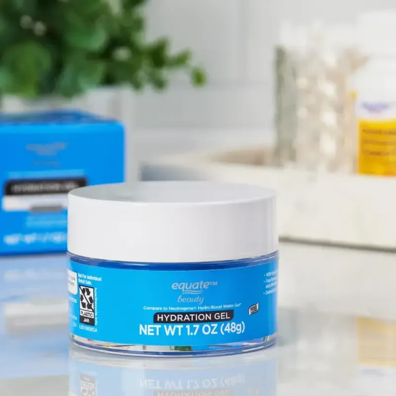 Equate Hydration Gel Facial and Neck Moisturizer, 1.7 oz - 4