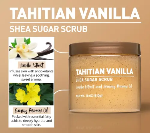 Equate Tahitian Vanilla Bean Sugar Scrub - 4