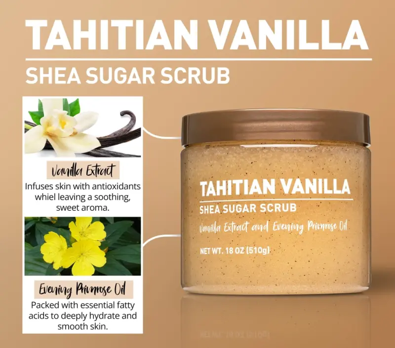 Equate Tahitian Vanilla Bean Sugar Scrub - 4