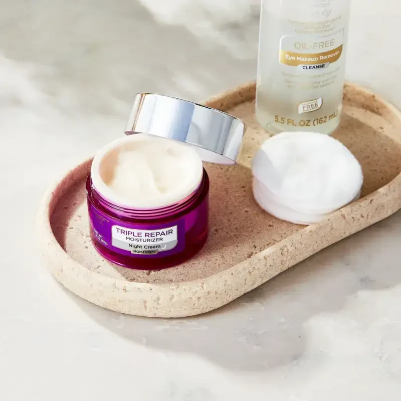 Equate Triple Repair Moisturizer Night Cream, All Skin Types, Dryness, 1.7 oz - 9