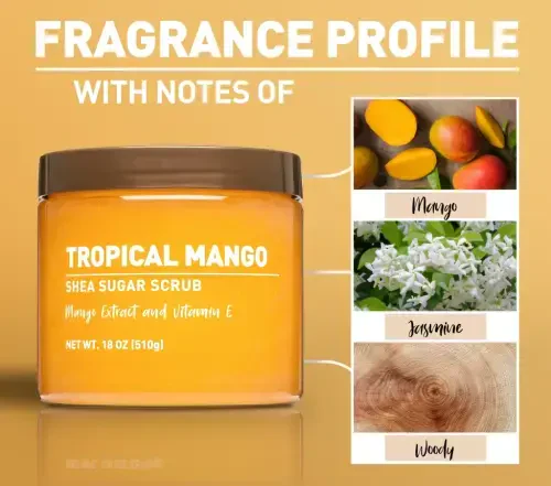 Equate TropicalModazone Shea Sugar Scrub - All Skin Tones - 4