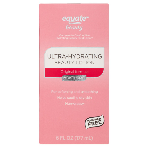 Equate Ultra-Hydrating Beauty Lotion Softening and Smoothing for Dry Skin, 6 Fl oz - 9