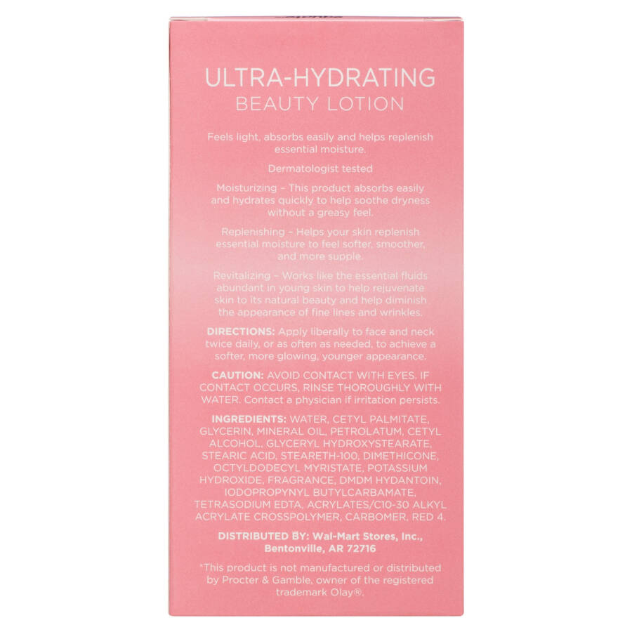 Equate Ultra-Hydrating Beauty Lotion Softening and Smoothing for Dry Skin, 6 Fl oz - 13