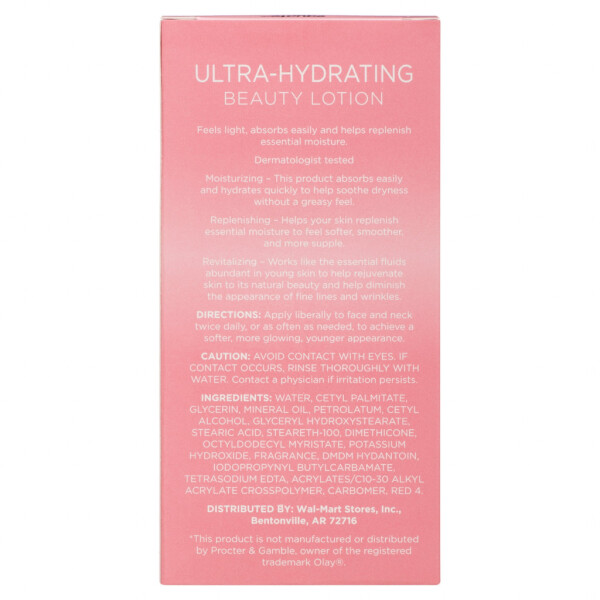 Equate Ultra-Hydrating Beauty Lotion Softening and Smoothing for Dry Skin, 6 Fl oz - 5