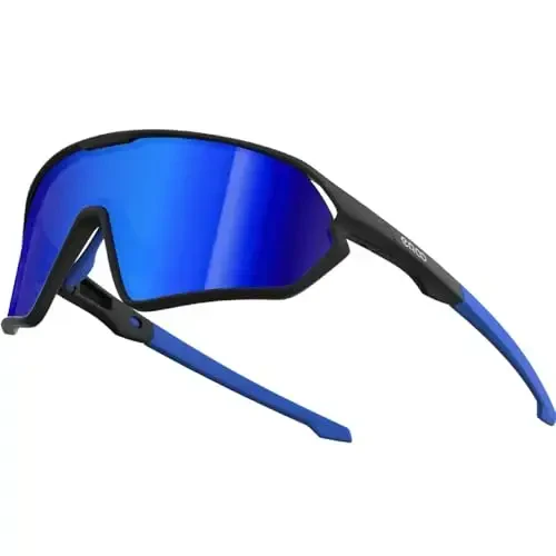 ER00 Youth Baseball Shield Polarized Sunglasses Kids Boys Girls Women 1206 Cycling Softball Lightweight Sports Shades Padel - ER00