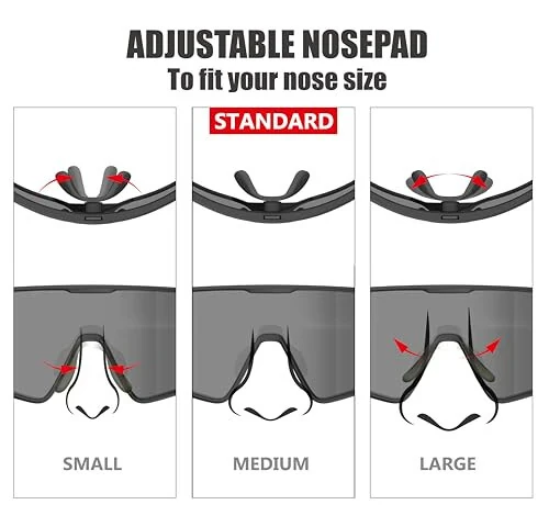 ER00 Youth Baseball Shield Polarized Sunglasses Kids Boys Girls Women 1206 Cycling Softball Lightweight Sports Shades Padel - 9