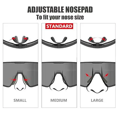 ER00 Youth Baseball Shield Polarized Sunglasses Kids Boys Girls Women 1206 Cycling Softball Lightweight Sports Shades Padel - 9