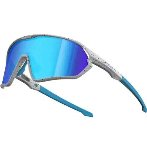 ER00 Youth Baseball Shield Polarized Sunglasses Kids Boys Girls Women 1206 Cycling Softball Lightweight Sports Shades Padel - ER00