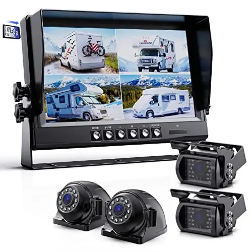eRapta 1080P Wired Backup Camera System Kit,9