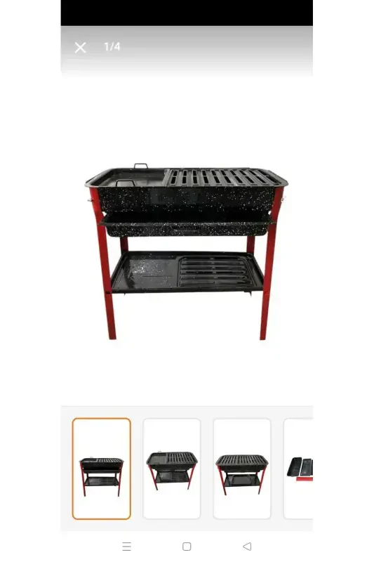Ergonomic Mega Boy Practical Detachable Portable Tray Picnic Grill - 1