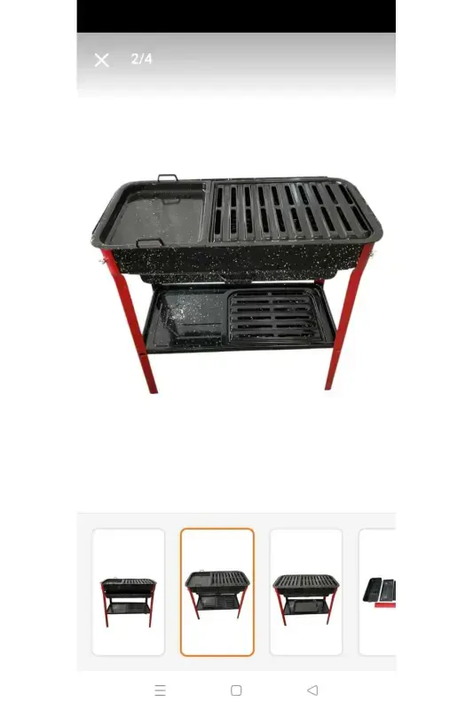 Ergonomic Mega Boy Practical Detachable Portable Tray Picnic Grill - 2