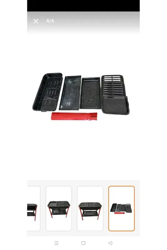 Ergonomic Mega Boy Practical Detachable Portable Tray Picnic Grill - 3