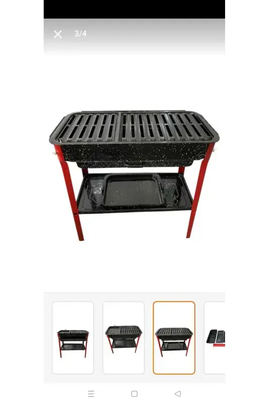 Ergonomic Mega Boy Practical Detachable Portable Tray Picnic Grill - 4
