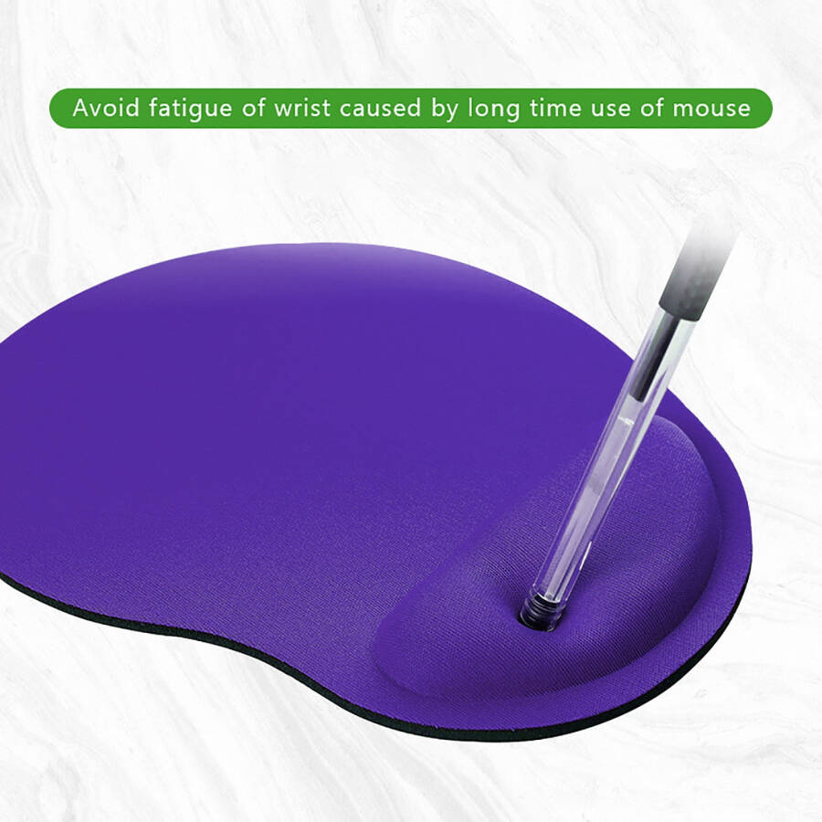 Ergonomic Mouse Pad with Wrist Rest. Solid Color, Durable, Portable and Comfortable Mousepad Desk Mat. Perfect for Computers, Laptops and Office Supplies. - 10