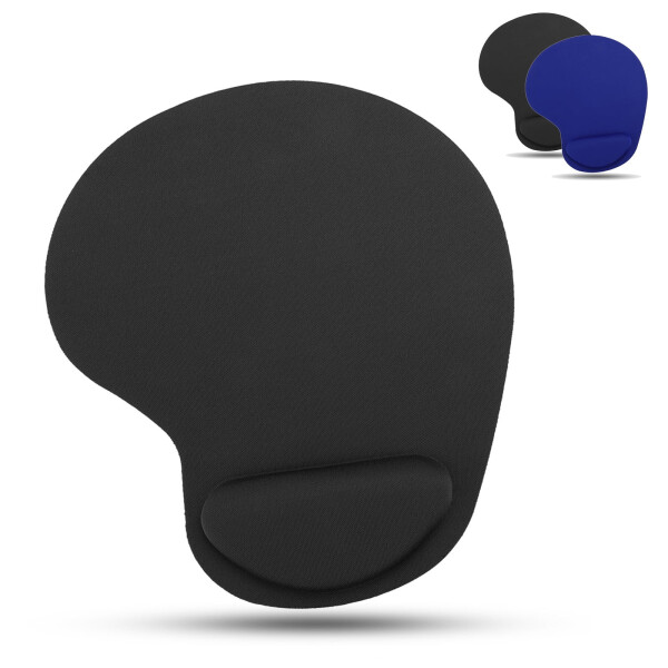 Ergonomic Mouse Pad with Wrist Rest Support, eliminates all pains, carpal tunnel, wrist discomfort, Non-Slip Base PU Gaming Mouse Mat for Laptop, Mac, Durable & Comfortable & Easy Typing, Black - 9