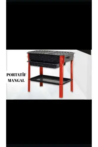 Ergonomik Mega Boy Amaliy Ajralib Portativ Toshli Piknik Mangali - PANAYIR (1)