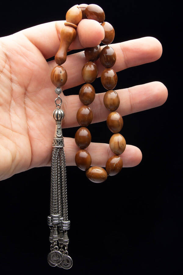 Erkak 12x16mm Maskot Boy Kuka Tasbih Efe Tasbih - 1