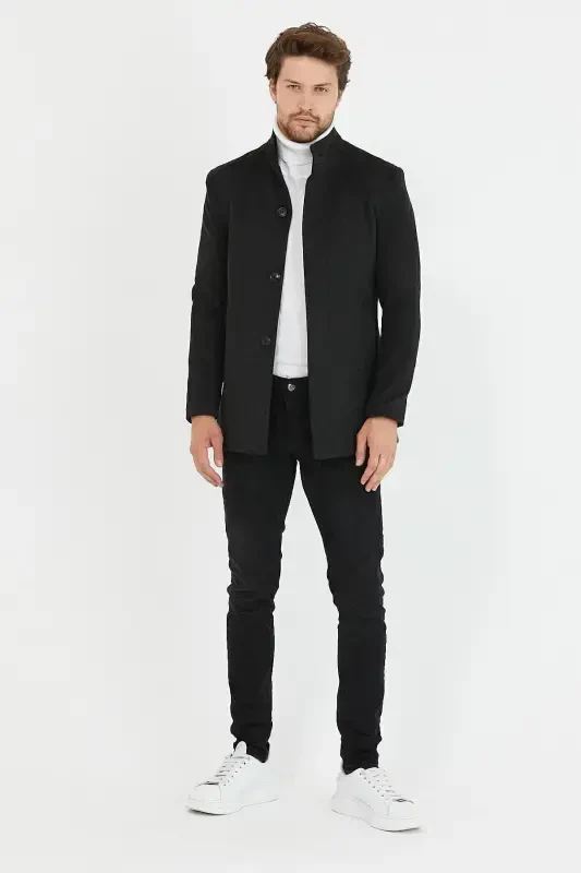 Erkak Antratsit Yangi Mavsum Qisqa Kash Kaban-Antratsit - 7