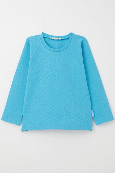 Erkak Bebek Uzun Kollu футболka Basic 9 Oy-3 Yosh, Ma - BREEZE