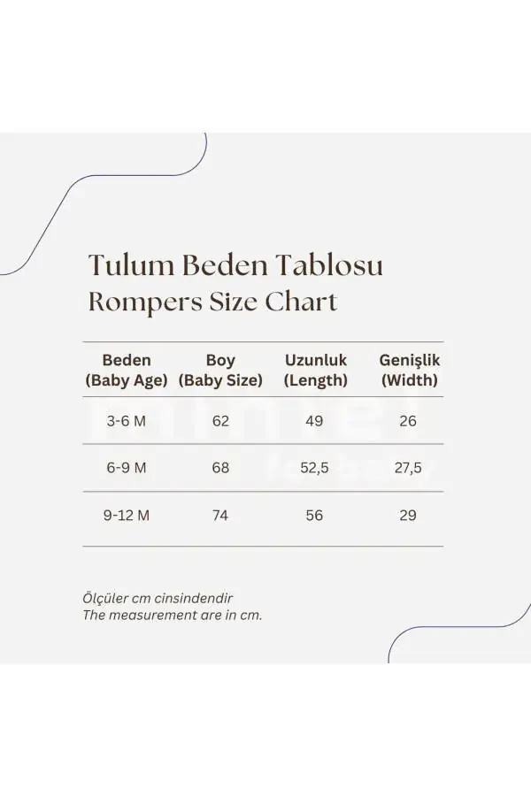 Эркак чақалоқ аюқчаси тикилган 3-6-9 ойлик пахта органик пахтадан тикилган пайпоқли болалар комбинзон - 6
