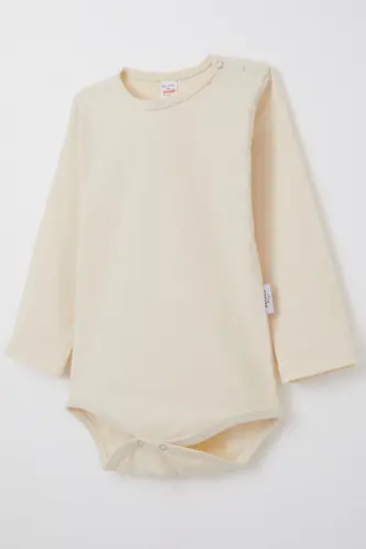 Erkak chaqaloq chertikli zıbın body basic 9 oy-3 yosh - 3