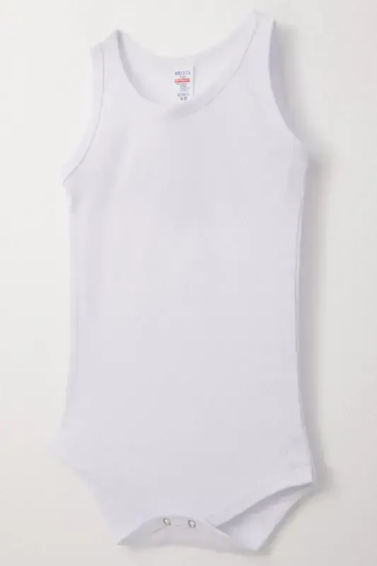 Erkak chaqaloq tugmachali atlet zıbın body jakarli yurak naqshli 9 oy - 3 yosh, oq - 3