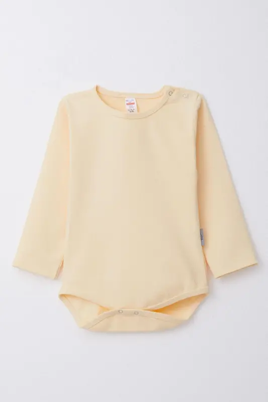 Erkak chaqaloq tugmachali zıbın body basic 9 oy-3 yosh, - BREEZE