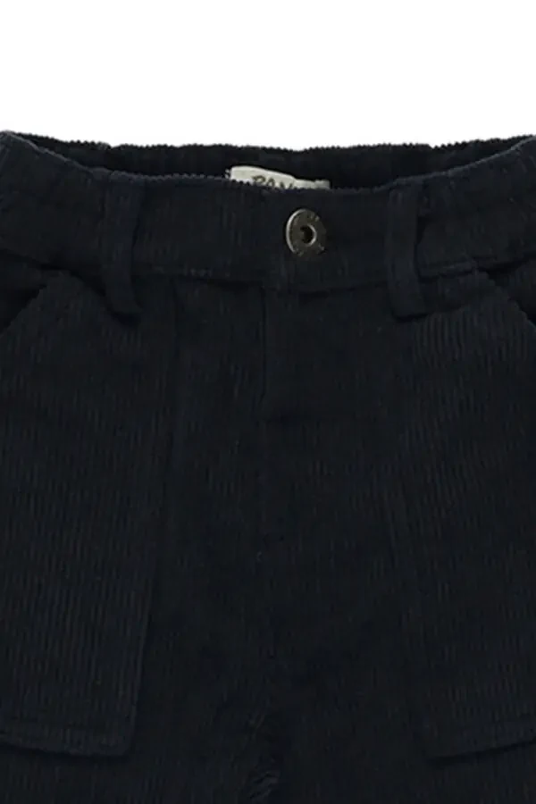 Erkak chaqaloq uchun ko'k rangli ipli shimlar - 3