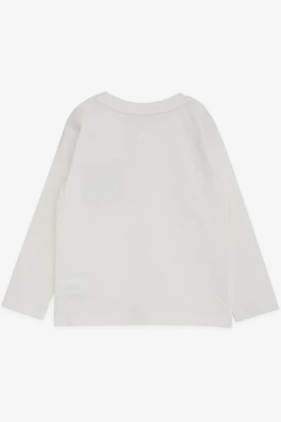 Erkak chaqaloq uzun qisma futbolka cho'ntakli tugmali nishonli - BREEZE (1)