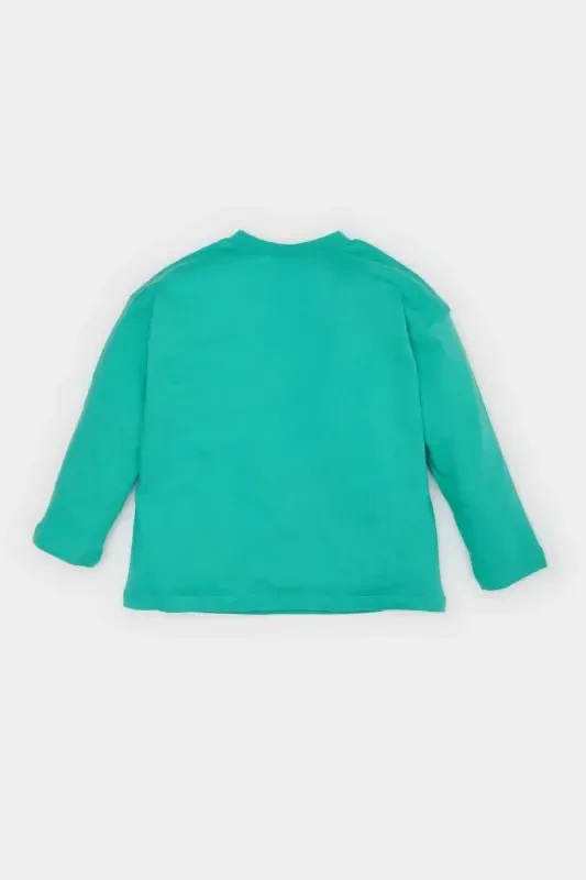 Erkak chaqaloq velosiped yoqali sport bosma uzun qisma - 3