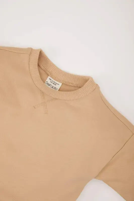 Erkak chaqaloq velosipedi yengining ichki qismi yumshoq tukli oddiy - 2