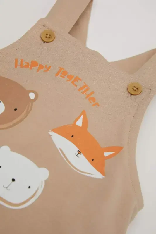 Erkak chaqaloq yangi tug'ilgan bosma salopet tulum D6025a524wn - 2