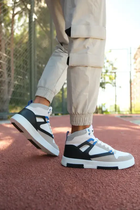 Erkak Comfort Sneaker Bot 001263 Oq Sako-Oq Sako - 2