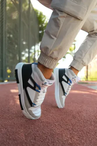 Erkak Comfort Sneaker Bot 001263 Oq Sako-Oq Sako - 3