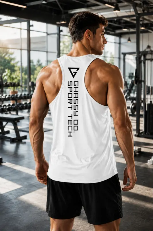 Erkak Dry Fit Y-back Gym Fitness Sportchi Atlet Gym-101-OQ - 1
