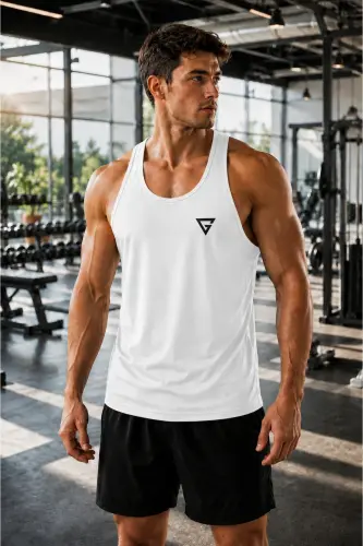 Erkak Dry Fit Y-back Gym Fitness Sportchi Atlet Gym-101-OQ - GHASSY CO (1)