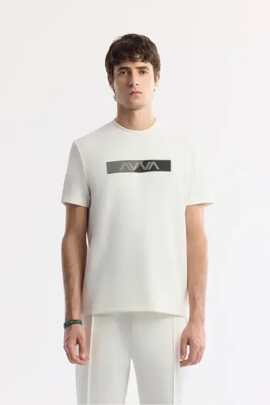 Erkak Ekru Beli Rezinali Bog'ichli Yon Cho'ntakli Nervürli Interlok Jogger A51Y3400-Ekru - 6