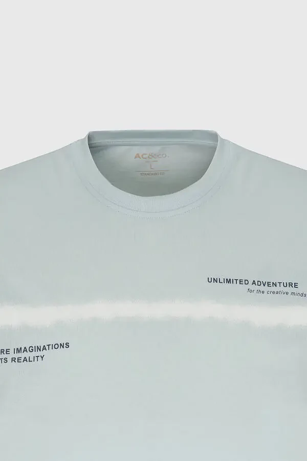 Erkak firuza standart mos normal kesim 100% paxta - 8