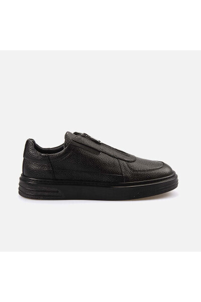 Erkak Haqiqiy Charm Qora Sport & Sneaker Poyafzal-Si - KEMAL TANCA
