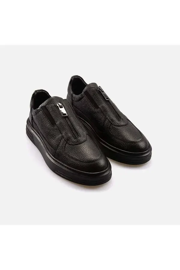 Erkak Haqiqiy Charm Qora Sport & Sneaker Poyafzal-Si - 3