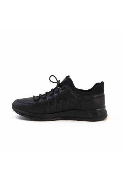Erkak Haqiqiy Teri Kauçuk Taglik Qora Sport & Sneaker - 2
