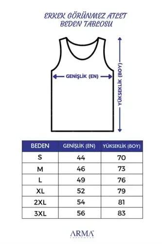 Erkak Iz Qoldirmaydigan Choksiz Atlet Oq 100% Paxta Penye 2 dona Paket - 1