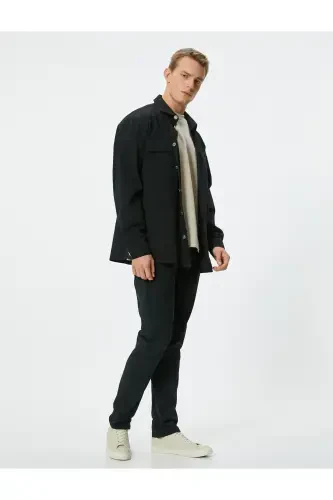 Erkak Jean Jins Qora 5wam40028nd - 1