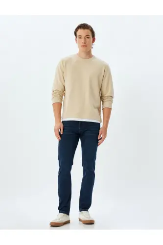 Erkak Jean Shim 5wam40083ıd Indigo Stone - KOTON (1)
