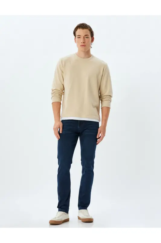 Erkak Jean Shim 5wam40083ıd Indigo Stone - 2