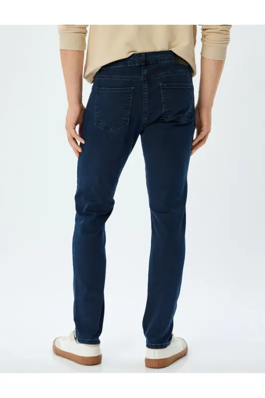 Erkak Jean Shim 5wam40083ıd Indigo Stone - 4
