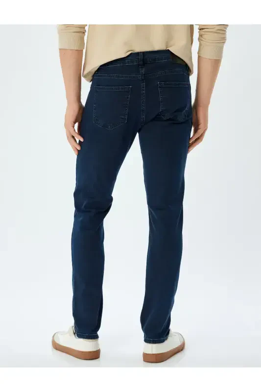Erkak Jean Shim 5wam40083ıd Indigo Stone - 4