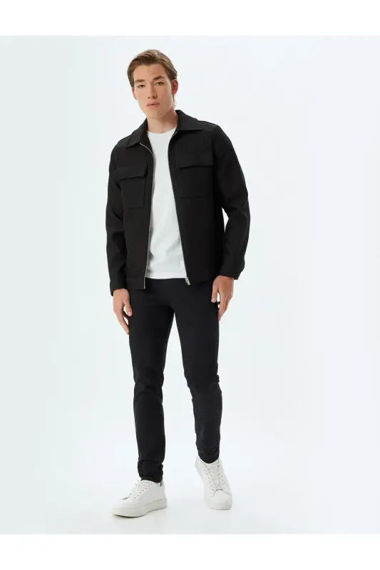 Erkak Jean Shim 5wam40086ıd Qora-QORA22 - KOTON