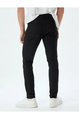 Erkak Jean Shim 5wam40086ıd Qora-QORA22 - 4