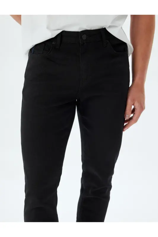 Erkak Jean Shim 5wam40086ıd Qora-QORA22 - 5